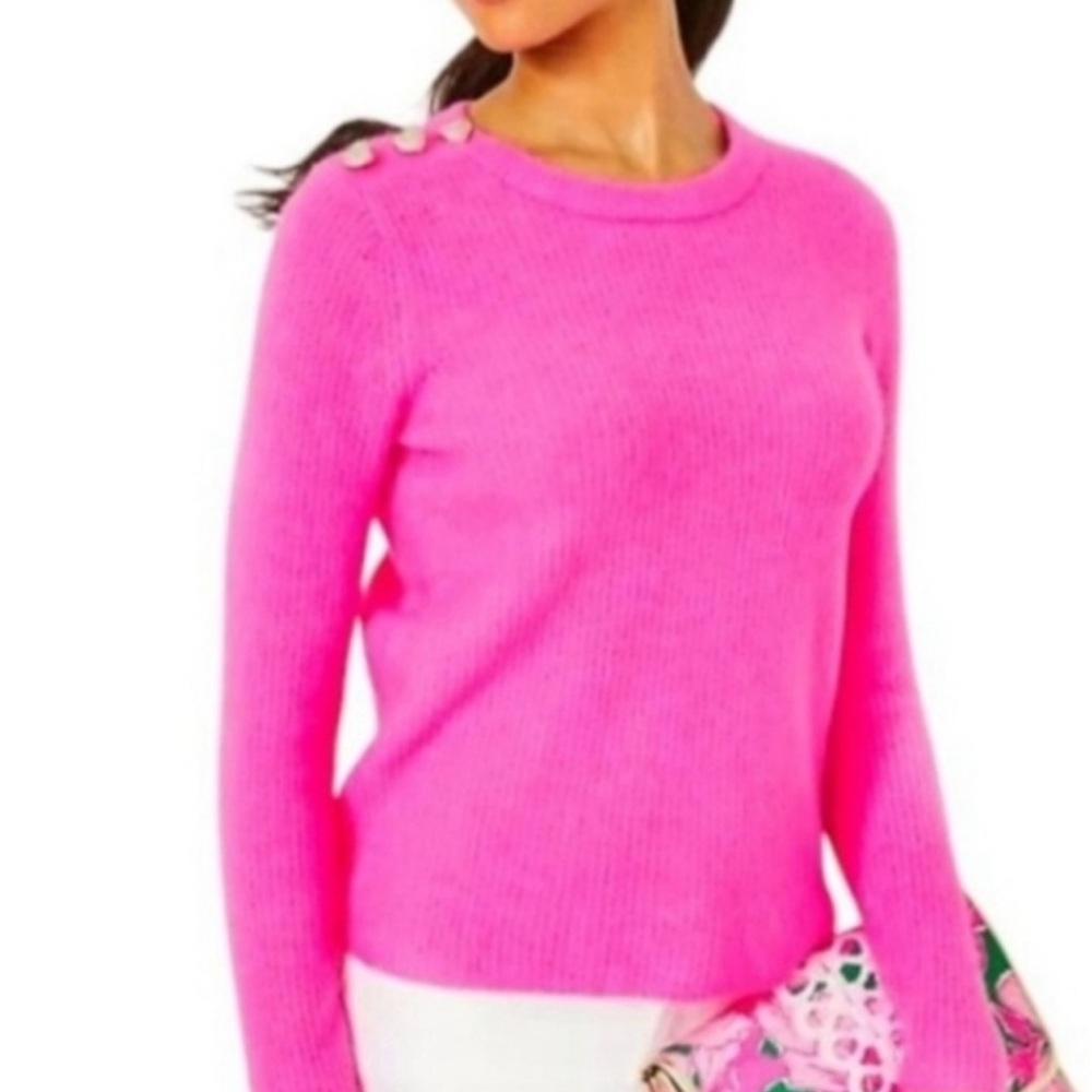 Lilly Pulitzer Vibrant Pink Sweater